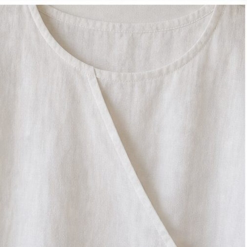 White Button Blouse - Picture 4 of 6